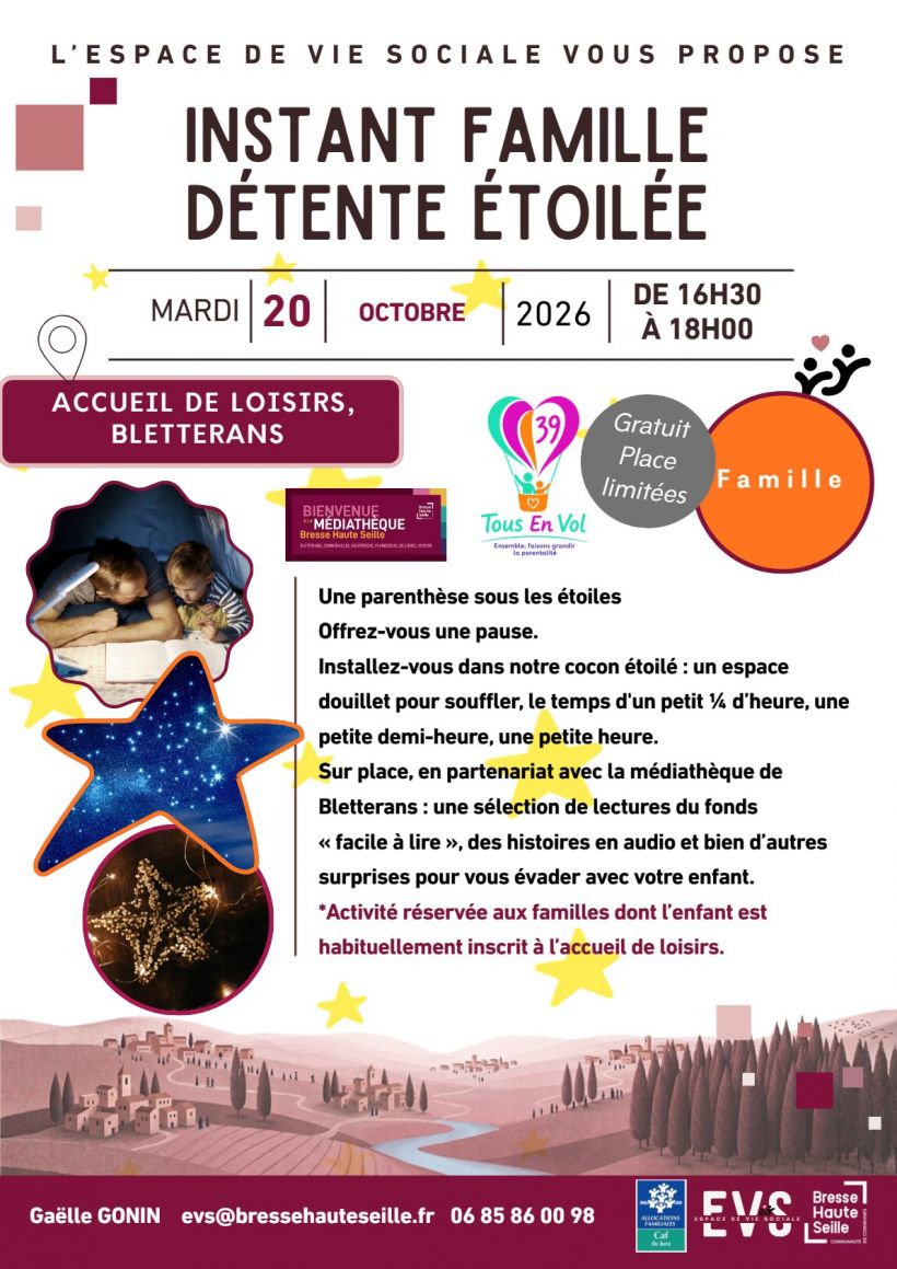 INSTANT FAMILLE - DÉTENTE ÉTOILÉE