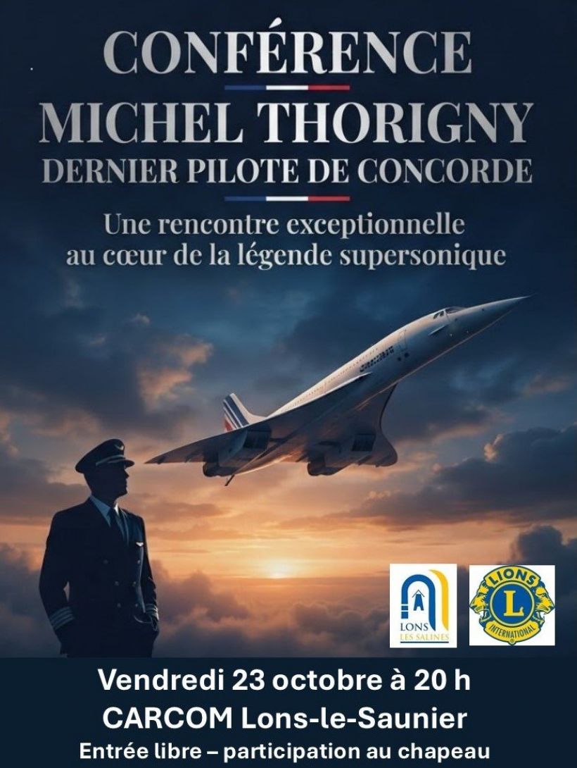 Conférence : Michel THORIGNY, dernier pilote de Concorde