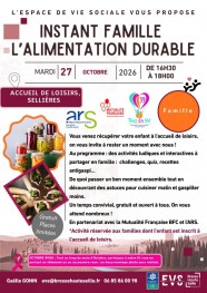 INSTANT FAMILLE - L'ALIMENTATION DURABLE