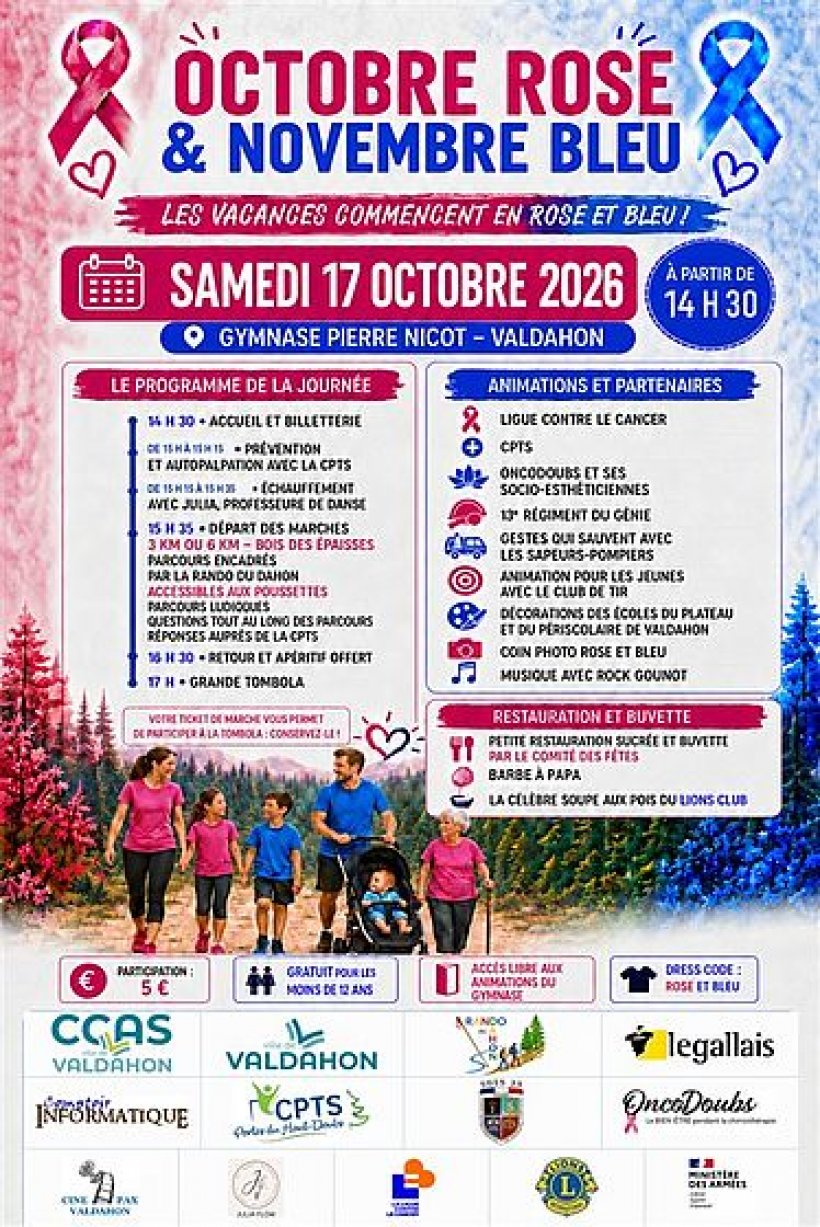 Octobre rose & Novembre bleu
