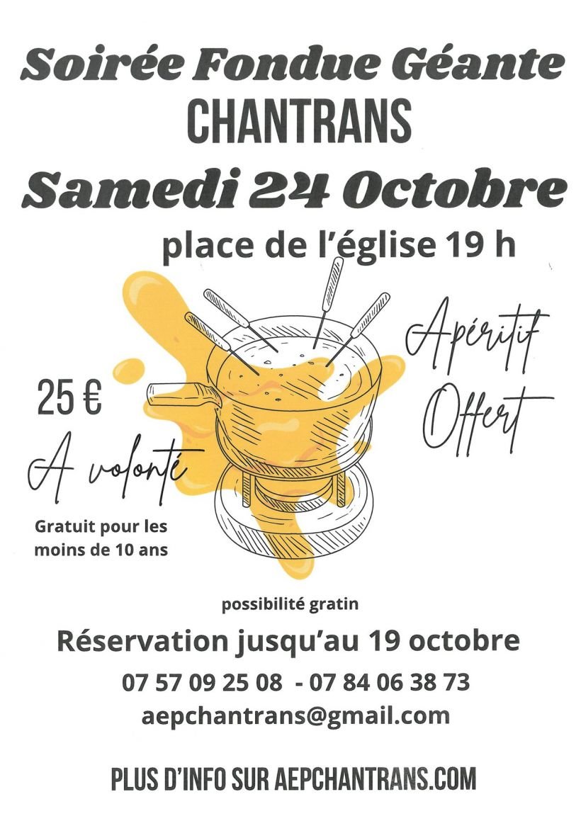 Soirée fondue géante