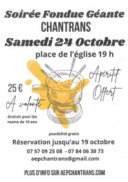 Soirée fondue géante
