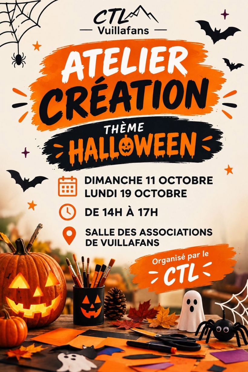Atelier création Halloween