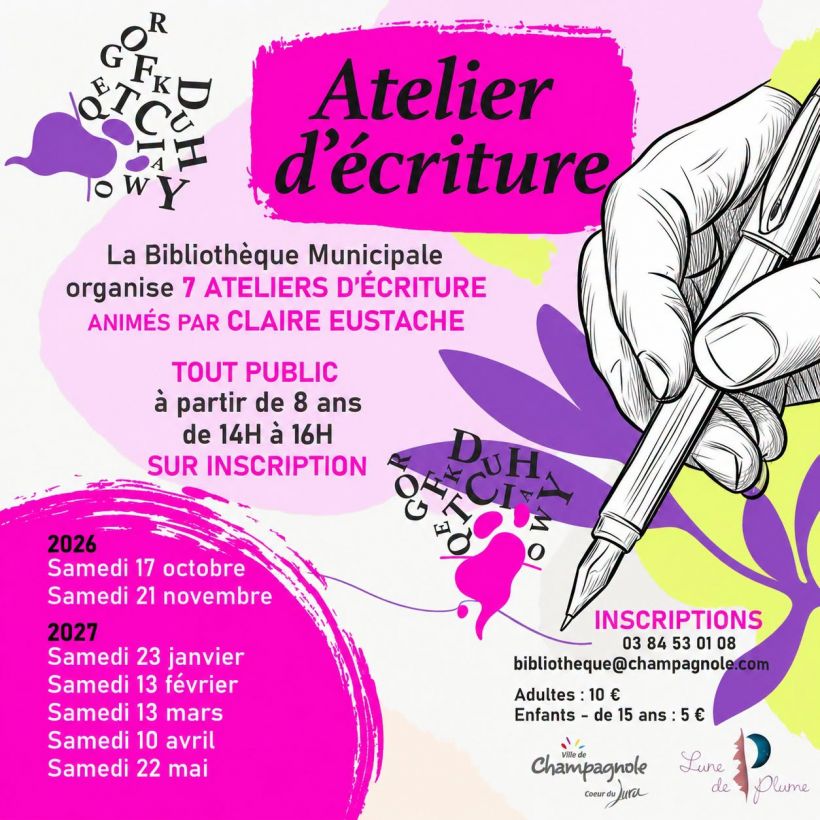 Atelier d'écriture