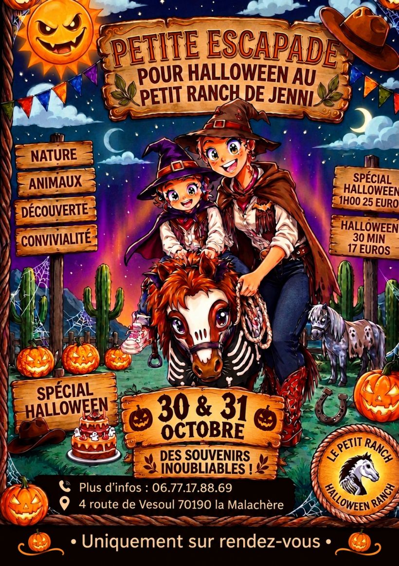 Halloween au petit ranch de Jenni
