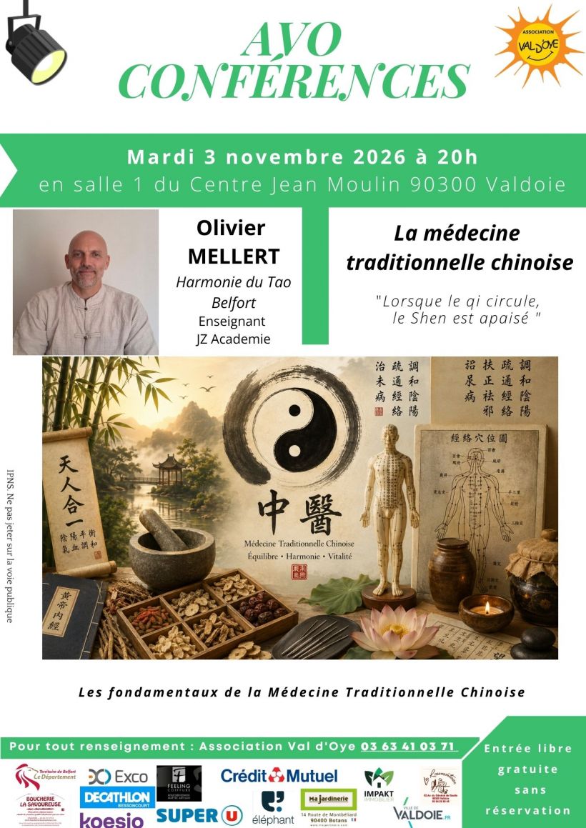 Conférence : la médecine traditionnelle chinoise