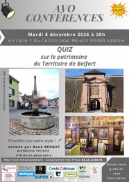 Quiz sur le patrimoine du Territoire de Belfort