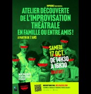 Atelier de découverte du théâtre d'improvisation