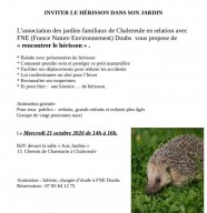 Inviter le hérisson dans son jardin