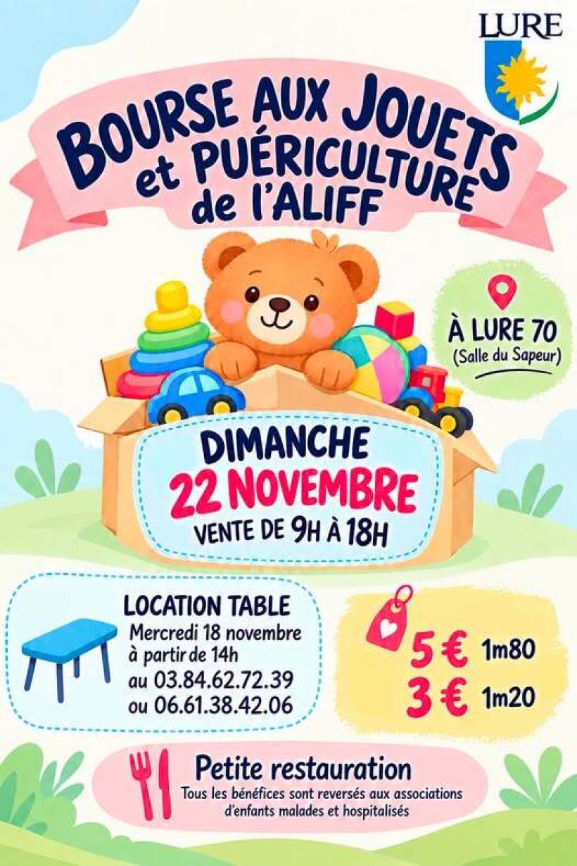 Bourse aux jouets et puériculture