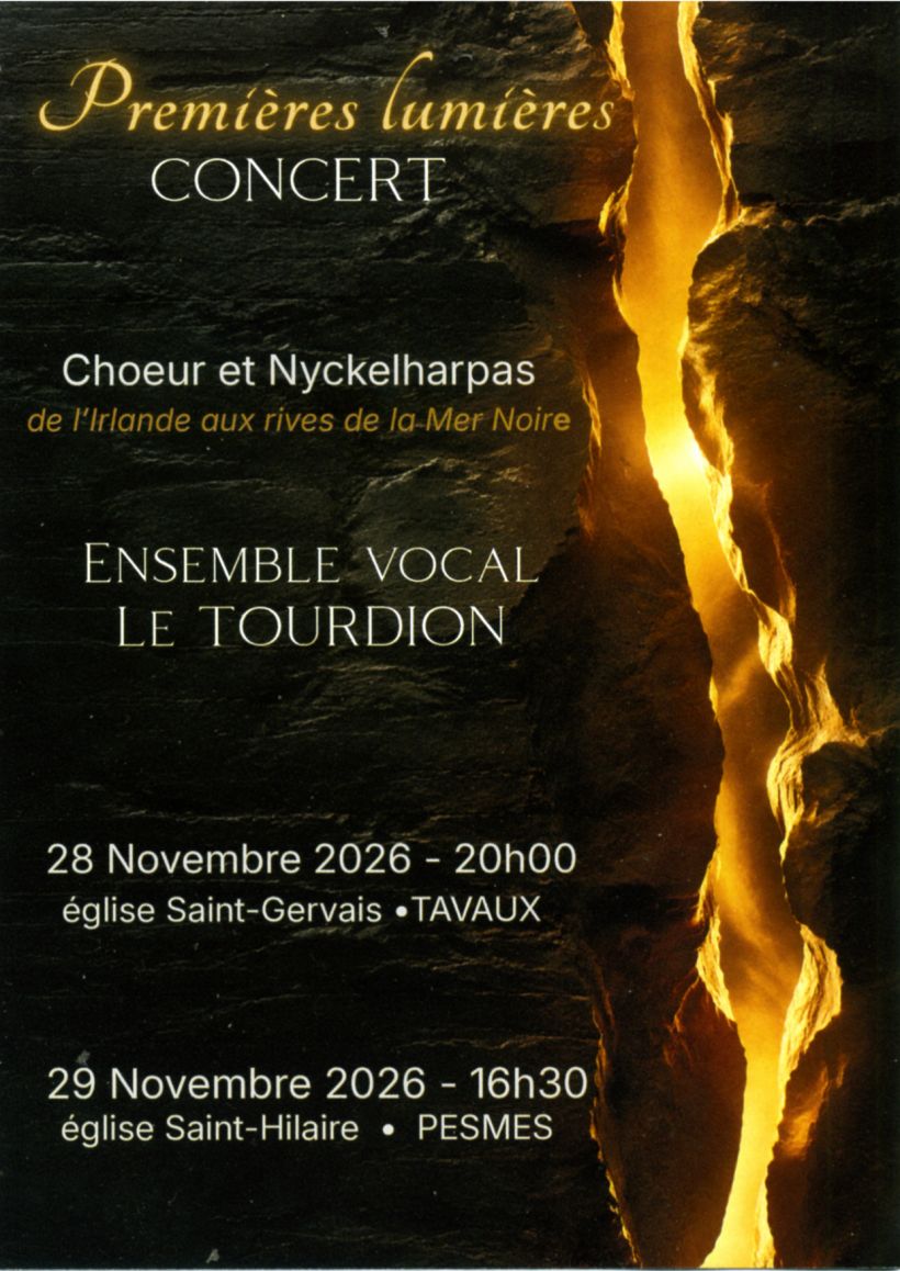 Ensemble vocal Le Tourdion "Premières lumières"