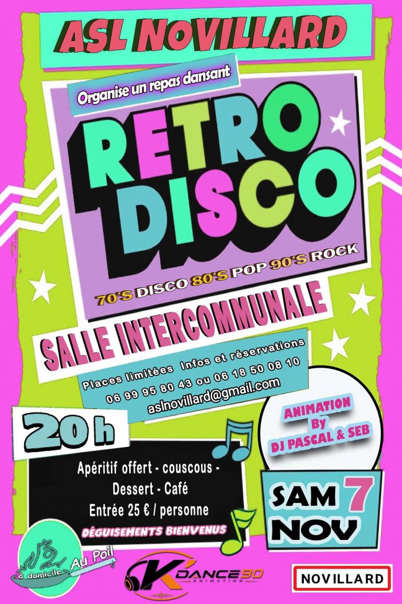 SOIREE RETRO DISCO 70's 80's 90's
