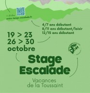 Stages d'escalade