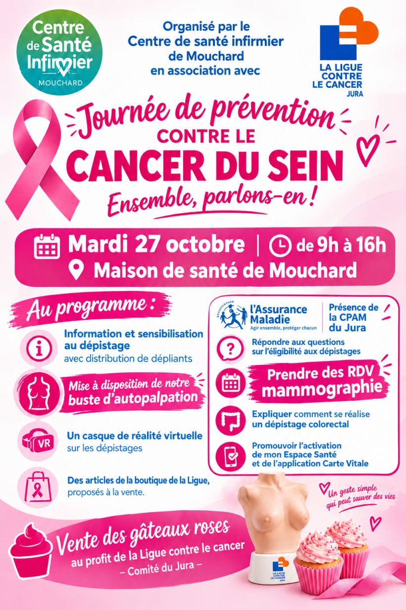 Journée de prévention contre le cancer du sein