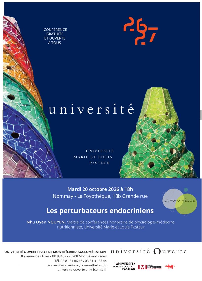 Conférence : les perturbateurs endocriniens