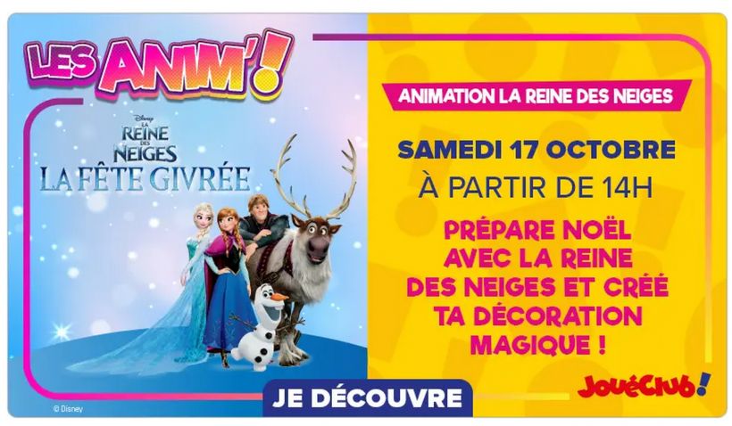 Animation la reine des neiges