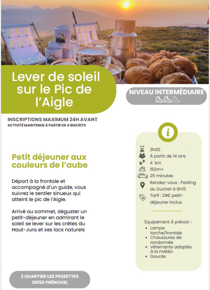 Rando - Lever de soleil au Pic de l'Aigle