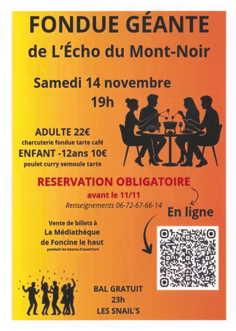 Fondue géante