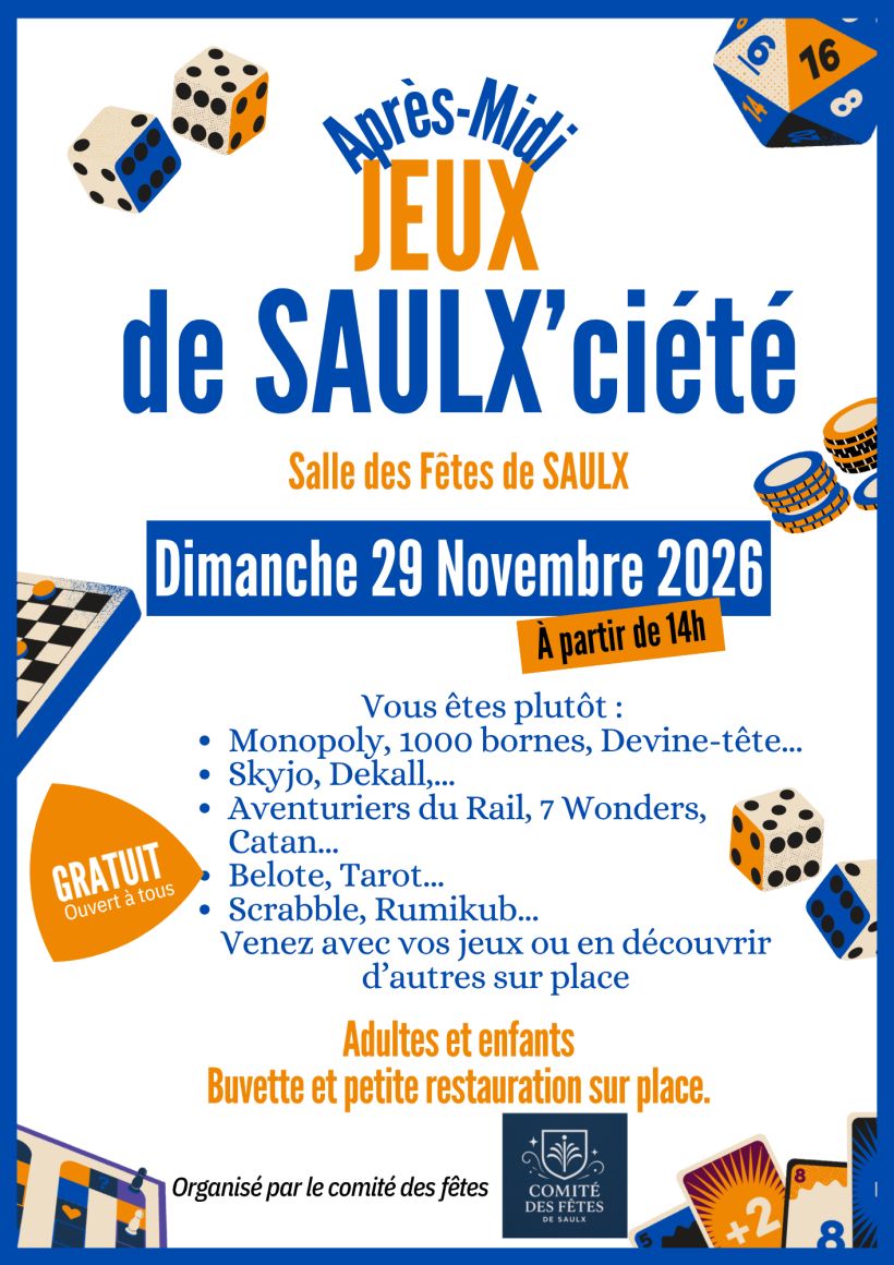 Après-midi jeux de SAULX'ciété