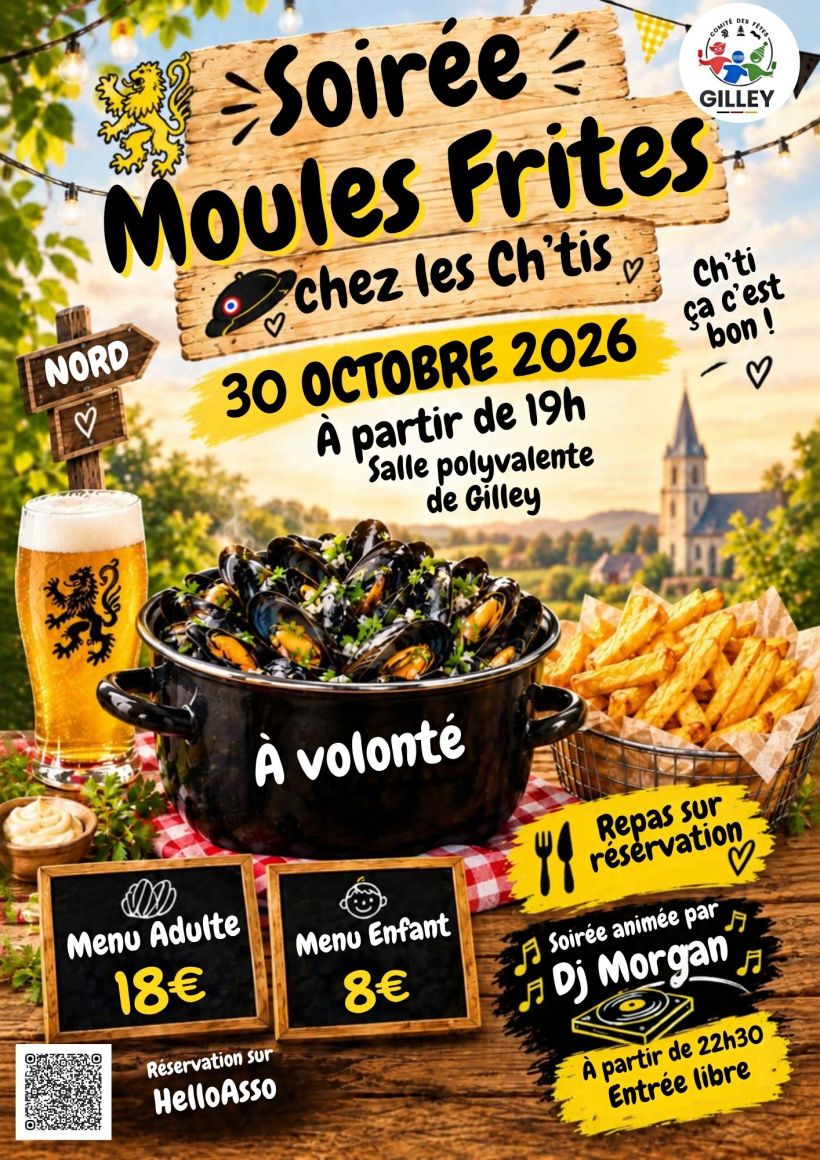 Soirée moules-frites