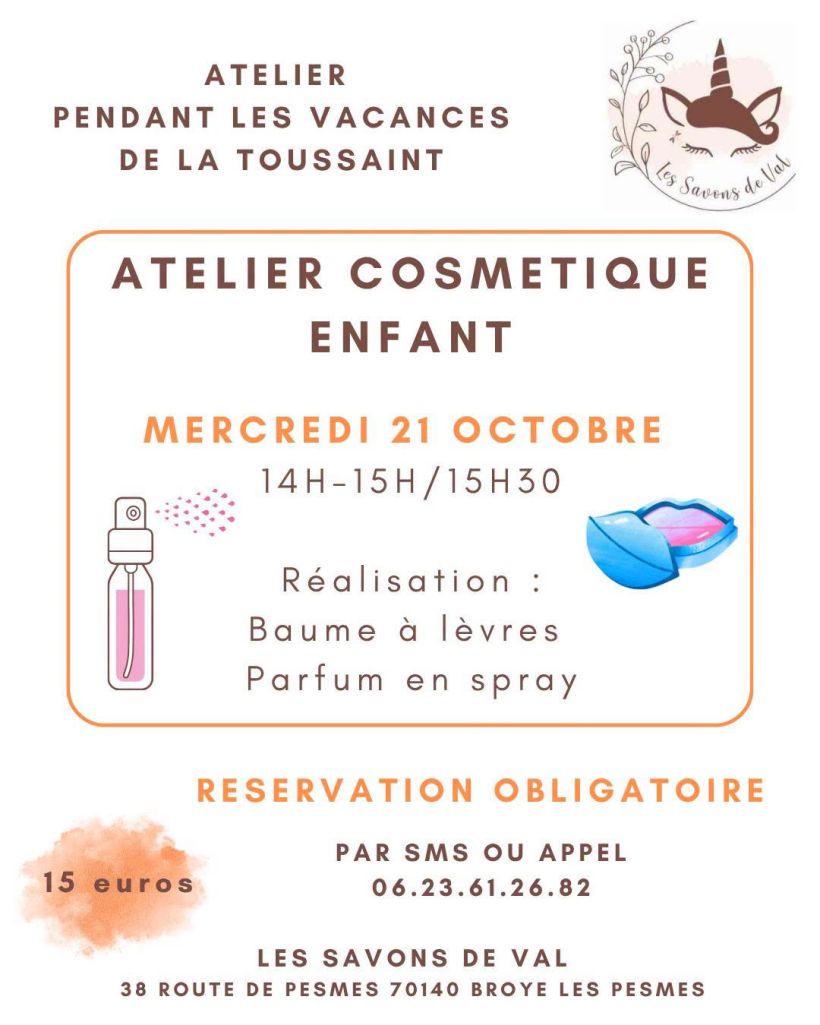 Atelier Cosmétique Enfant