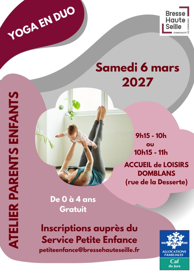 Atelier parent/enfant - YOGA EN DUO