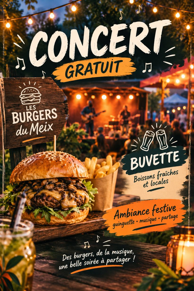 Concert burger