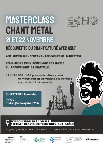 MASTERCLASS CHANT METAL