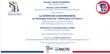 Cérémonie du 1er novembre