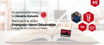 Rencontre littéraire avec François-Henri Désérable