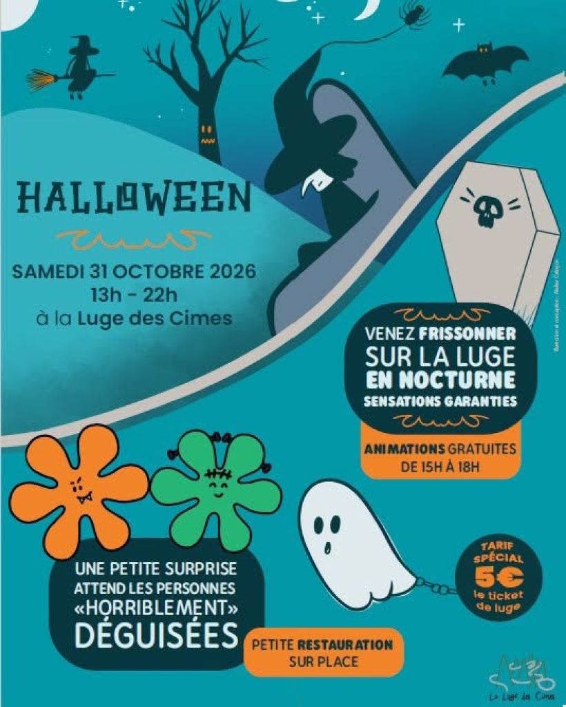 Halloween à la luge des cimes