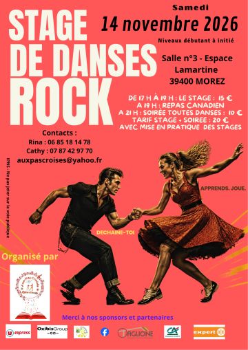 Stage de rock et soirée toutes danses