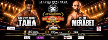 Boxe : Gala de prestige - Islem Merabet vs Yves Mikael Taha