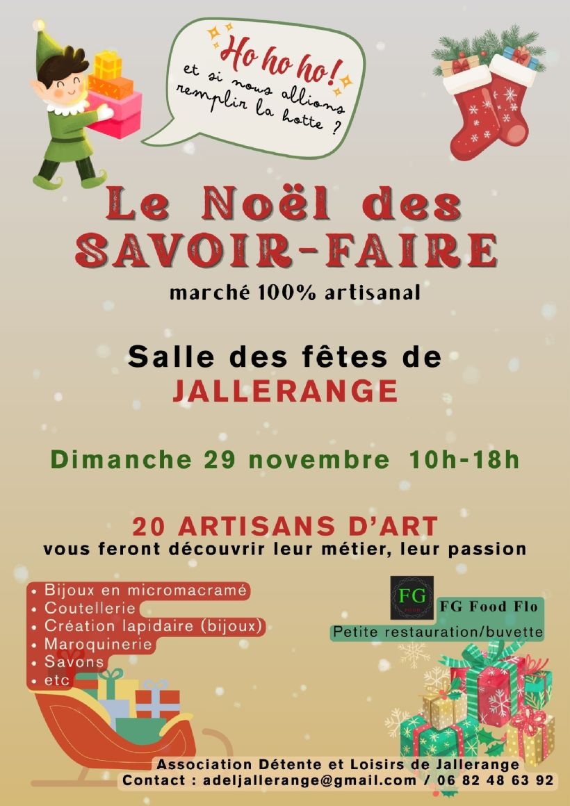 Le Noël des savoir-faire