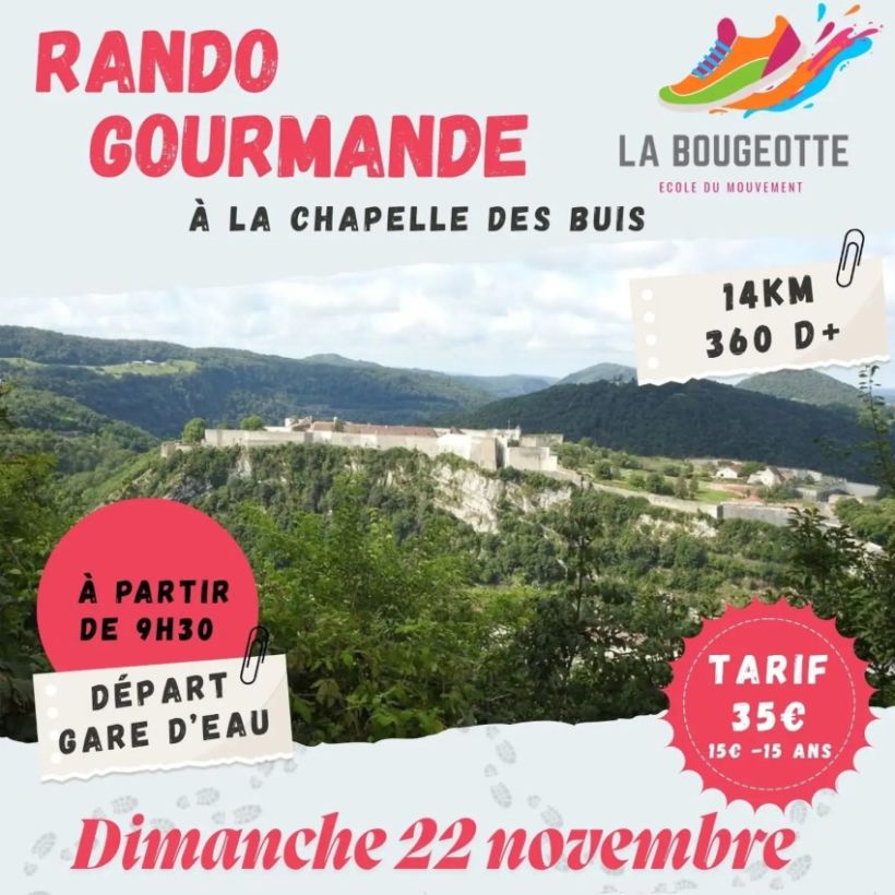 Rando gourmande à la Chapelle des Buis