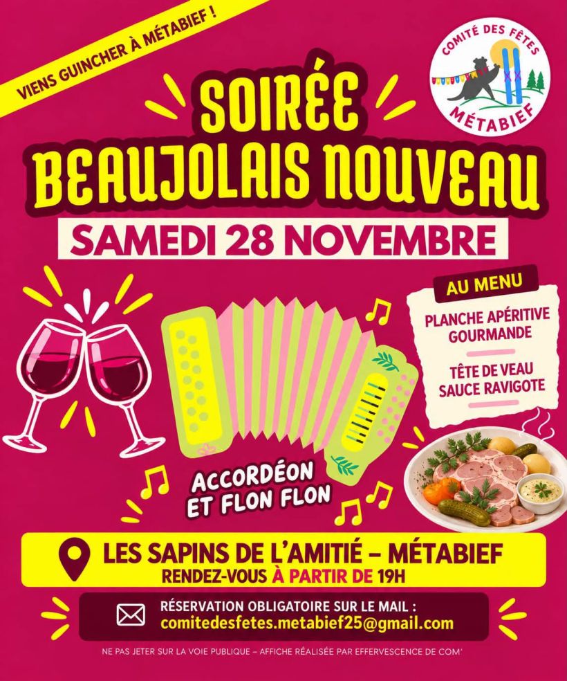 Soirée Beaujolais Nouveau