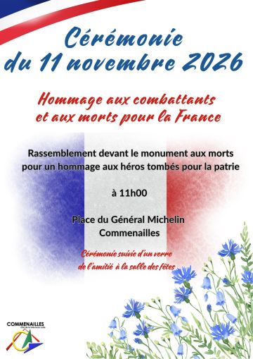 Commémoration de l'Armistice